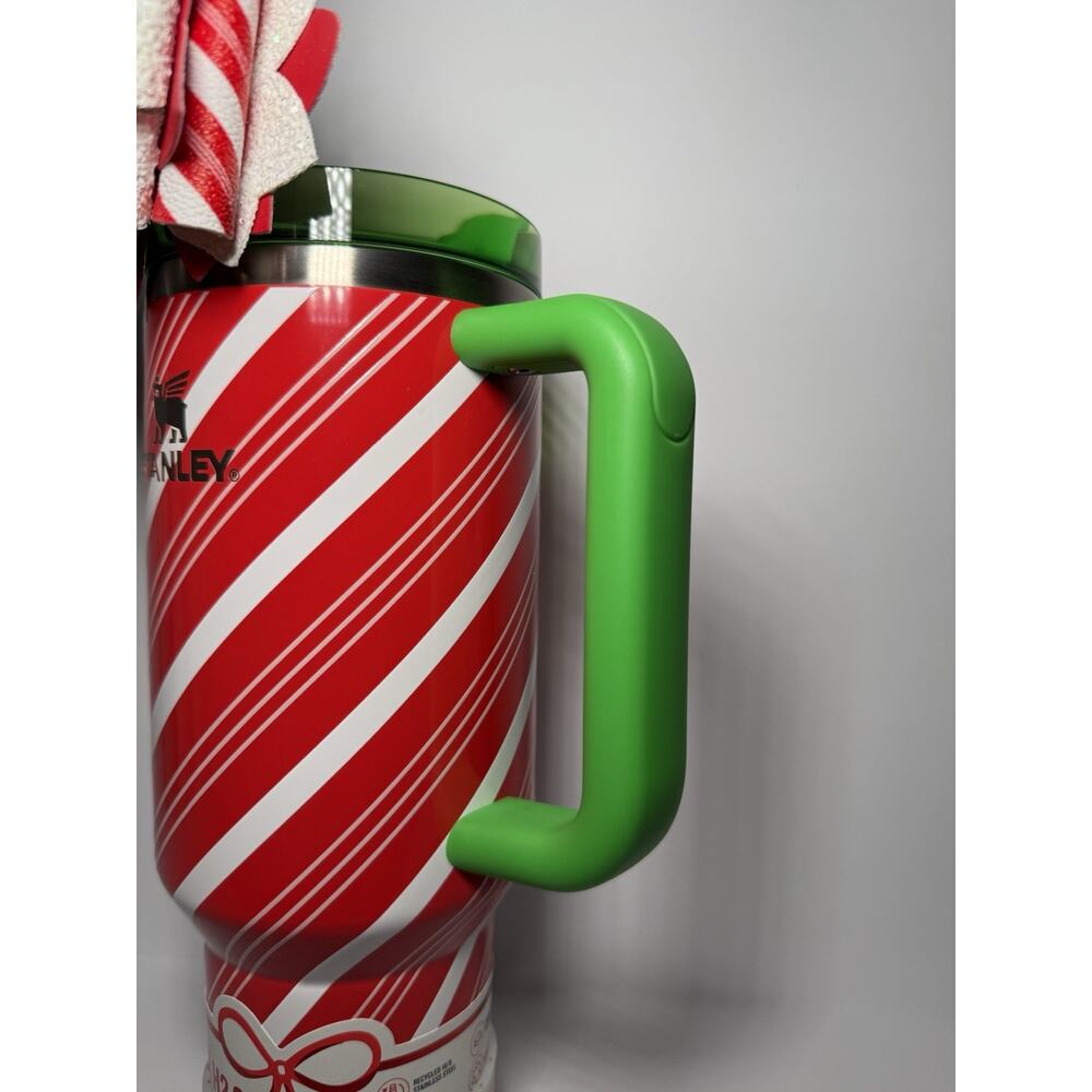 Customized Stanley X Target 2025 Holiday Exclusive CANDY CANE TWIST 40oz BNWT - Picture 6 of 12